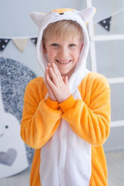 Пижама Кигуруми детская BearWear Лиса (на пуговицах), K0W1-0109