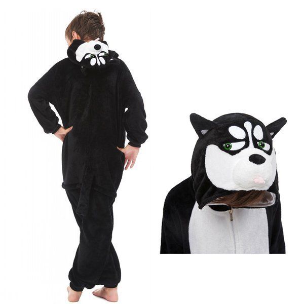 Пижама Кигуруми детская BearWear Хаски New (на молнии), K0W1-0135-XL