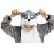 Пижама Кигуруми взрослая BearWear Хаски New (на молнии) серый, K1W1-0190-XL
