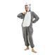 Пижама Кигуруми взрослая BearWear Хаски New (на молнии) серый, K1W1-0190-XL