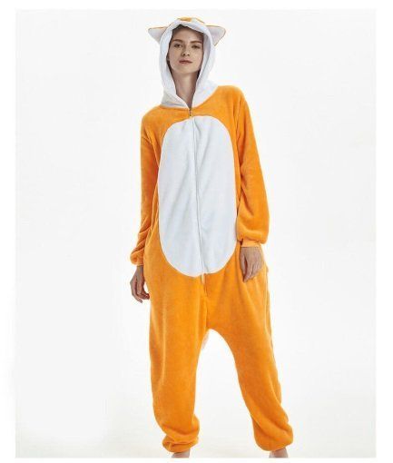 Пижама Кигуруми взрослая BearWear Лиса (на пуговицах), K1W1-0157