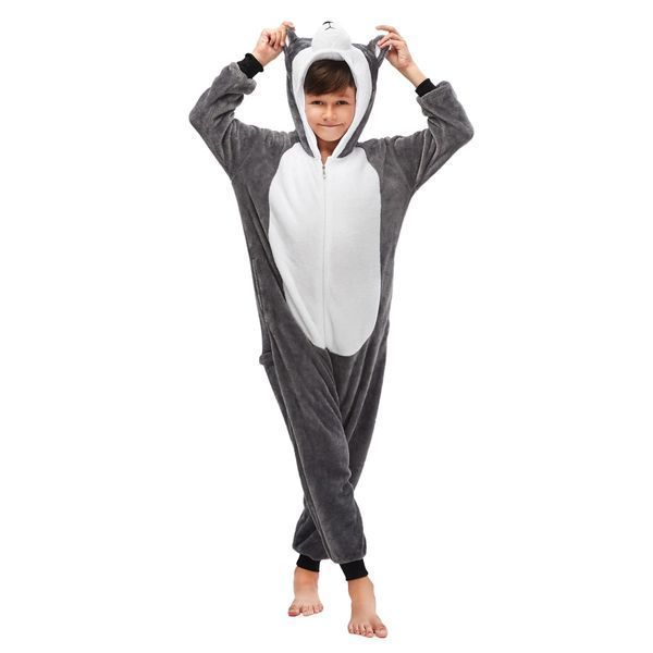 Пижама Кигуруми детская BearWear Хаски New (на молнии), K0W1-0133-XL