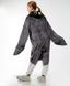 Пижама Кигуруми взрослая BearWear Пингвин серый, K1W1-0070