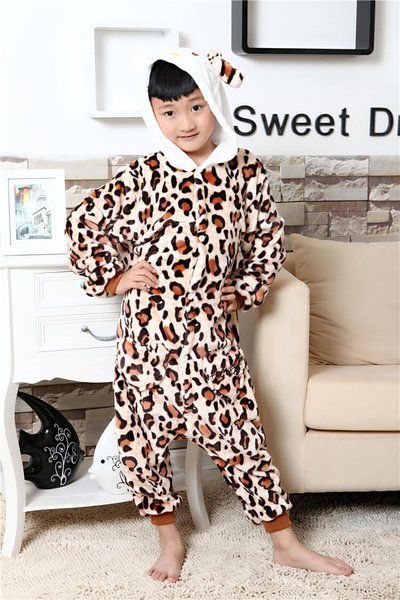 Пижама Кигуруми детская BearWear Китти леопард, K0W1-0004