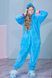 Пижама Кигуруми взрослая BearWear Единорог New голубой (на молнии), K1W1-0098
