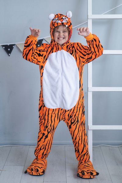 Пижама Кигуруми детская BearWear Тигр New (на молнии), K0W1-0086-XL