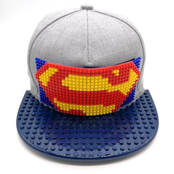 Кепка-конструктор BricksCap Супермен