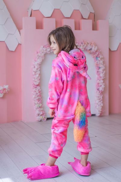 Пижама Кигуруми детская BearWear Единорог New звездочка (на молнии), K0W1-0057-XL