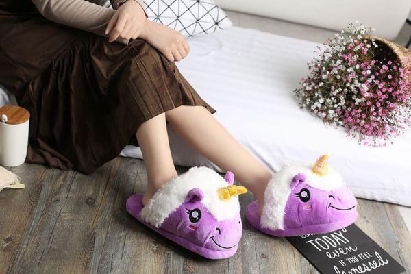 Тапки BearWear Единороги открытые