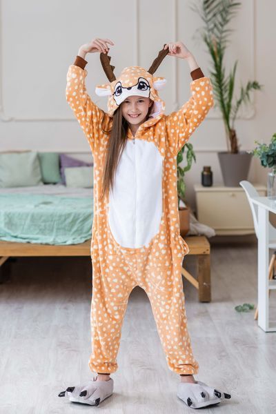 Пижама Кигуруми взрослая BearWear Бемби (олень) на молнии, K1W1-0134-XL