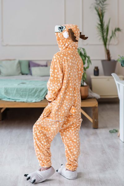 Пижама Кигуруми взрослая BearWear Бемби (олень) на молнии, K1W1-0134-XL