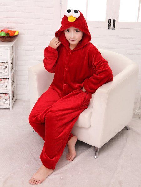 Пижама Кигуруми взрослая BearWear Монстр Куки красный, K1W1-0052