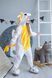 Пижама Кигуруми детская BearWear Единорог с крылышками бело-желтый, K0W1-0011