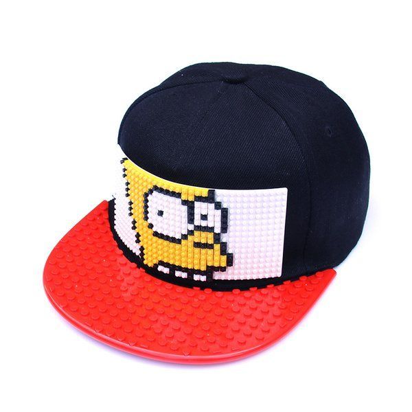 Кепка-конструктор BricksCap Барт Симпсон