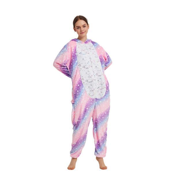 Пижама Кигуруми взрослая BearWear Единорог звездное небо New (на молнии), K1W1-0182-XL