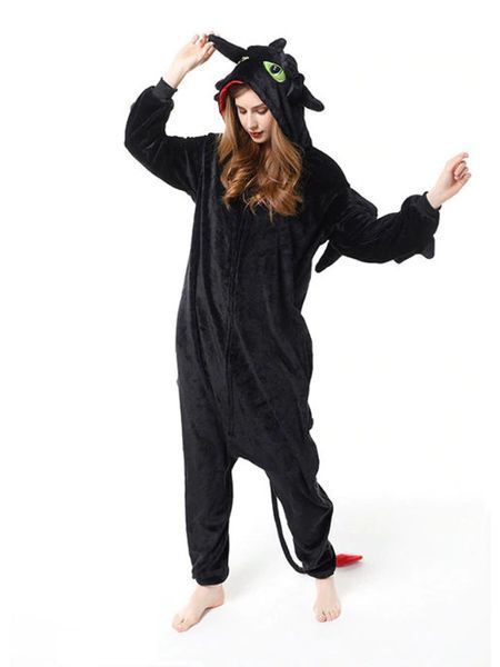 Пижама Кигуруми взрослая BearWear Беззубик Small Wings (Как приручить Дракона) на молнии, K1W1-0198-XL