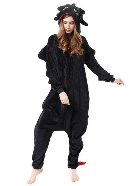Пижама Кигуруми взрослая BearWear Беззубик Small Wings (Как приручить Дракона) на молнии, K1W1-0198-XL