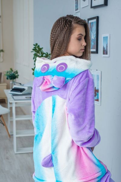 Пижама Кигуруми взрослая BearWear Панда Радуга Пастель, K1W1-0148-XL