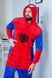 Пижама Кигуруми взрослая BearWear Человек Паук (на молнии), K1W1-0088-XL