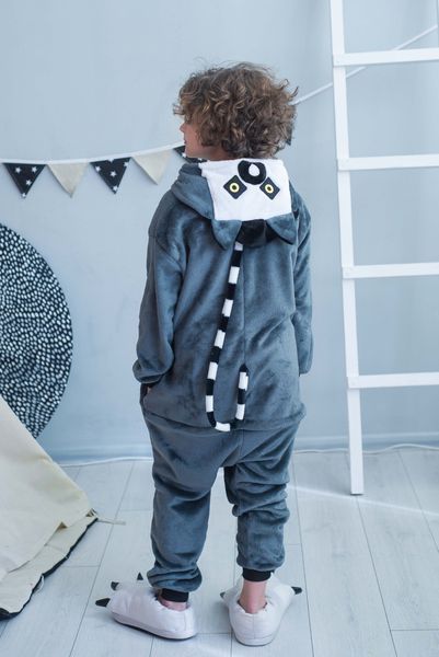Пижама Кигуруми детская BearWear Лемур, K0W1-0080-XL