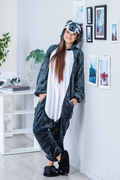 Пижама Кигуруми взрослая BearWear Волк, K1W1-0011