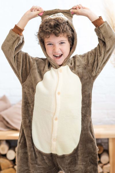 Пижама Кигуруми детская BearWear Бурундук (Чип и Дейл), K0W1-0005-XL