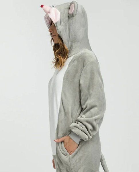 Пижама Кигуруми взрослая BearWear Мышка (на пуговке), K1W1-0199-XL
