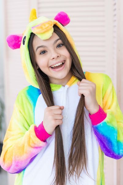 Пижама Кигуруми детская BearWear Единорог радуга, K0W1-0014-XL