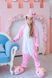 Пижама Кигуруми детская BearWear Единорог New розовый, K0W1-0060-XL