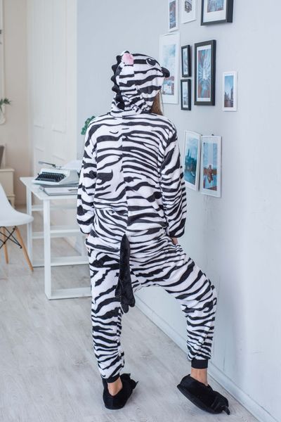 Пижама Кигуруми взрослая BearWear Зебра Марти (Мадагаскар), K1W1-0042-XL