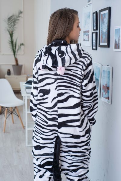 Пижама Кигуруми взрослая BearWear Зебра Марти (Мадагаскар), K1W1-0042-XL