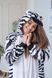 Пижама Кигуруми взрослая BearWear Зебра Марти (Мадагаскар), K1W1-0042-XL