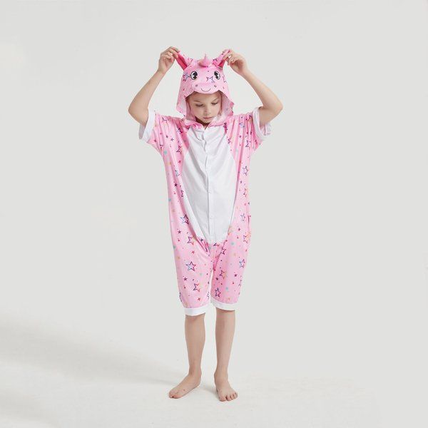 Кигуруми детская BearWear Единорог летняя (ледяной шелк)