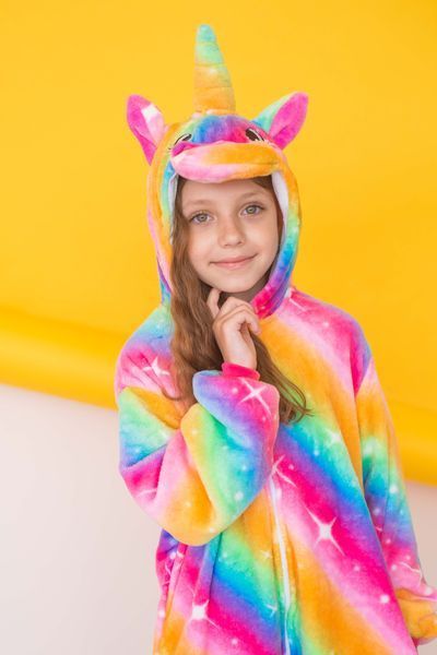 Пижама Кигуруми детская BearWear Единорог Брайт (на молнии), K0W1-0074-XL