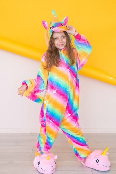 Пижама Кигуруми детская BearWear Единорог Брайт (на молнии), K0W1-0074-XL