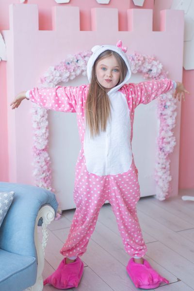 Пижама Кигуруми детская BearWear Китти горошек, K0W1-0003-XL