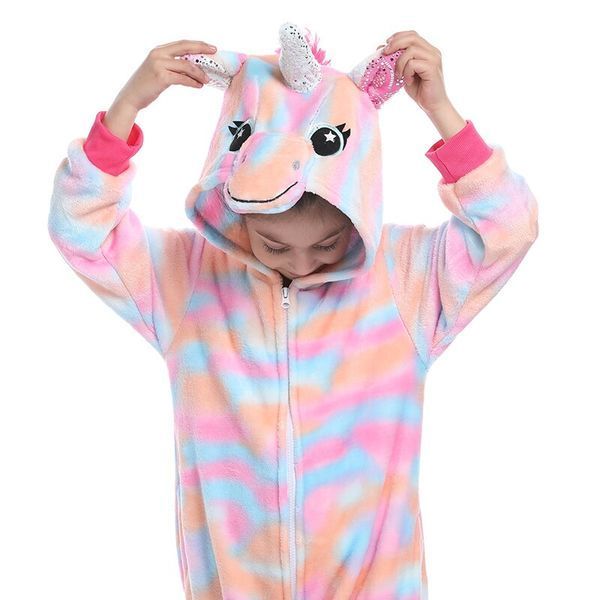 Пижама Кигуруми детская BearWear Единорог маршмеллоу (на молнии), K0W1-0122