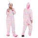 Пижама Кигуруми взрослая BearWear Единорог маршмеллоу (на молнии), K1W1-0174