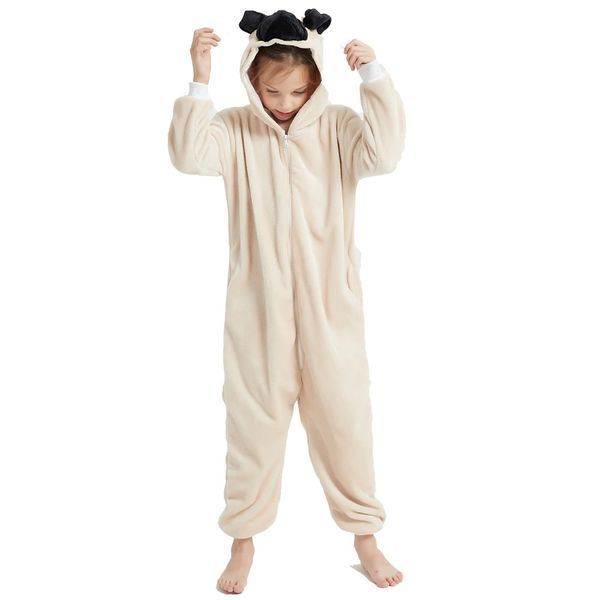 Пижама Кигуруми детская BearWear Мопс (на молнии), K0W1-0124
