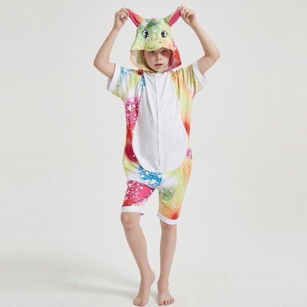Кигуруми детская BearWear Единорог New летняя (ледяной шелк)