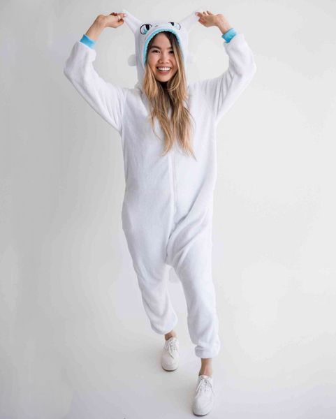 Пижама Кигуруми детская BearWear Белая Фурия (Как приручить Дракона) на молнии, K0W1-0140