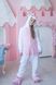 Пижама Кигуруми детская BearWear Единорог с крылышками бело-розовый, K0W1-0024-XL