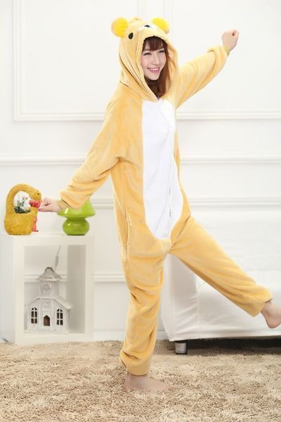 Пижама Кигуруми взрослая BearWear Мишка Рилаккума, K1W1-0061