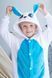 Пижама Кигуруми детская BearWear Зайка бело-голубой, K0W1-0028-XL