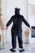 Пижама Кигуруми взрослая BearWear Котик черный, K1W1-0048