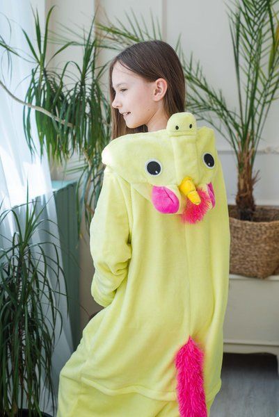 Пижама Кигуруми взрослая BearWear Единорог салатовый, K1W1-0036