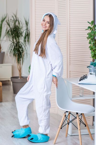 Пижама Кигуруми взрослая BearWear Белая Фурия (Как приручить Дракона) на молнии, K1W1-0165