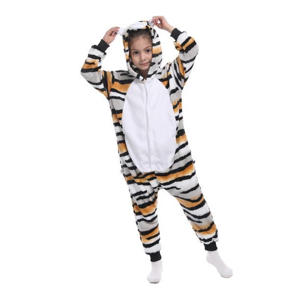 Пижама Кигуруми детская BearWear Котик полосатый, K0W1-0138