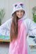 Пижама Кигуруми взрослая BearWear Котик бело-розовый, K1W1-0046